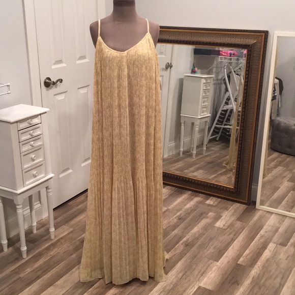 Old Navy Dresses & Skirts - Light yellow/tan maxi dress, Old Navy, XL, NWT